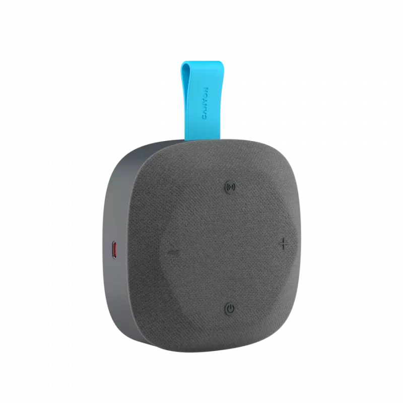 Canyon Hexagon 10 - Bluetooth 5.3 skaļrunis - USB-C - karšu lasītājs - IPX5 - zili pelēks
