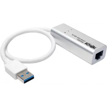 Tripp Lite U336-000-GB-AL USB 3.0 SuperSpeed uz Gigabit-Ethernet NIC tīkla adapteris - 10/100/1000 - Plug-and-Play - Alumīnijs (U336-000-GB-AL)