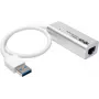 Tripp Lite U336-000-GB-AL USB 3.0 SuperSpeed uz Gigabit-Ethernet NIC tīkla adapteris - 10/100/1000 - Plug-and-Play - Alumīnijs (U336-000-GB-AL)