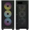 Corsair RGB AIRFLOW PC Case 2000D Melns Mini-ITX barošanas bloks included No SFX