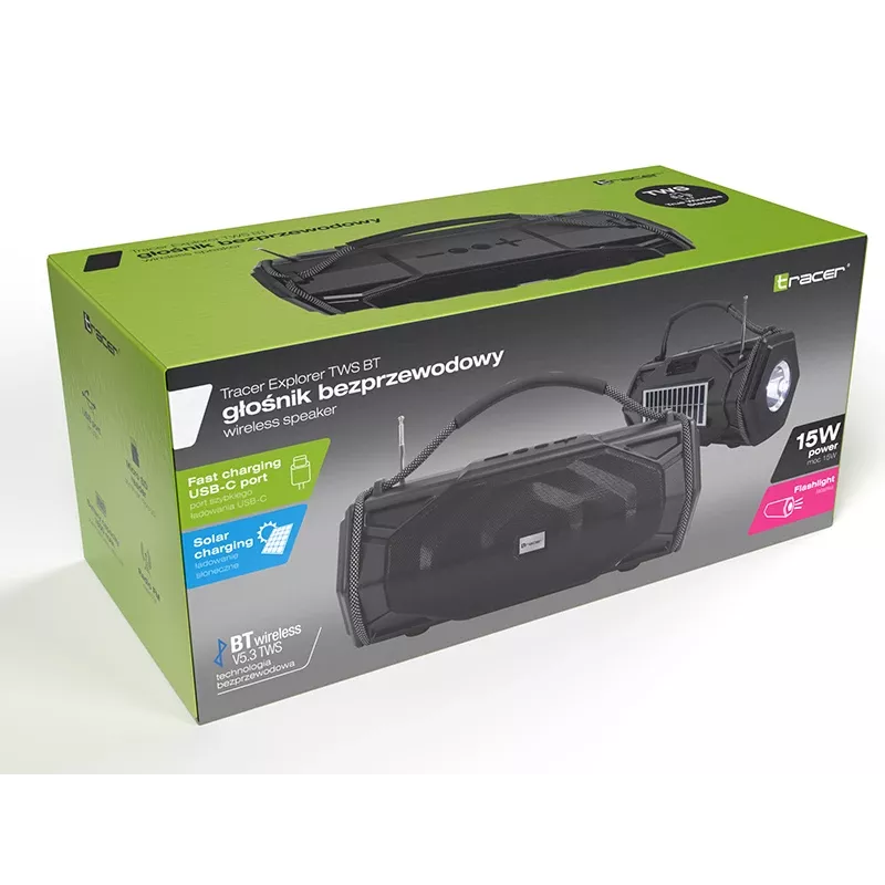 TWS austiņas TRACER Explorer TRAGLO47616 Bluetooth 5.0 IPX4, bezvadu ievietojamās ar lādēšanas maciņu
