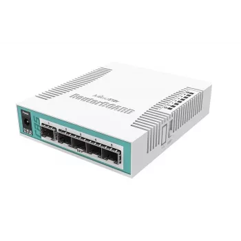 Mikrotik CRS106-1C-5S tīkla slēdzis Gigabit Ethernet (10/100/1000) Power over Ethernet (PoE) balts
