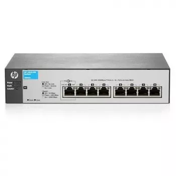 Slēdzis Hewlett Packard Enterprise 1810-8G — 8 portu Gigabit Ethernet nevadāms