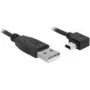 USB kabelis DeLOCK 82681 1m USB A Mini-USB B Melns