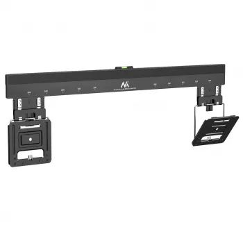 Maclean MC-481 Ultra plakans, plāns TV sienas stiprinājums 37-80 collu plakaniem un izliektiem televizoriem, līdz 75 kg, VESA 600x400 universāls TV stiprinājums