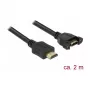 HDMI kabelis DeLOCK 85464 2m HDMI Type A Standard melns