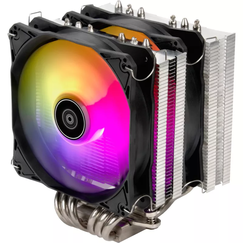 SilverStone Hydrogon D120 ARGB - Procesora gaisa dzesētājs - (priekš: LGA1156, LGA1155, LGA2011, LGA1150, LGA1151, AM4, LGA2066, LGA1200, LGA1152, LGA1700)