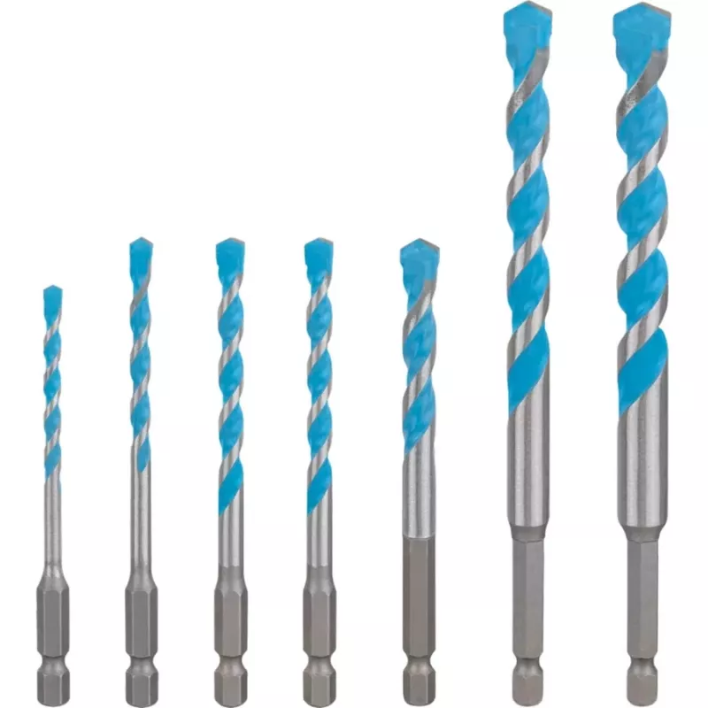 Urbju komplekts Bosch Expert HEX-9, 7 gab., izmēri 4–12 mm, HEX-9 kāts