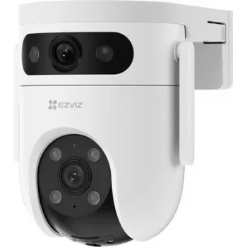 EZVIZ H9c Dual 3K CS-H9C (5MP+5MP) āra pagriežama un noliecama IP kamera, 2880×1620, Wi-Fi + LAN, DC 12V, microSD līdz 512 GB, krāsaina nakts redzamība