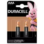 Alkalīna baterija Duracell Basic MN2400 AAA — iepakojumā 2, vienreizlietojami elementi ierīcēm ar zemu līdz vidēju enerģijas patēriņu