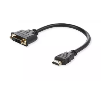 Microconnect HDMDVI15CM video kabeļa adapteris 0,15 m HDMI Type A (Standard) DVI-D melns