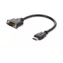 Microconnect HDMDVI15CM video kabeļa adapteris 0,15 m HDMI Type A (Standard) DVI-D melns