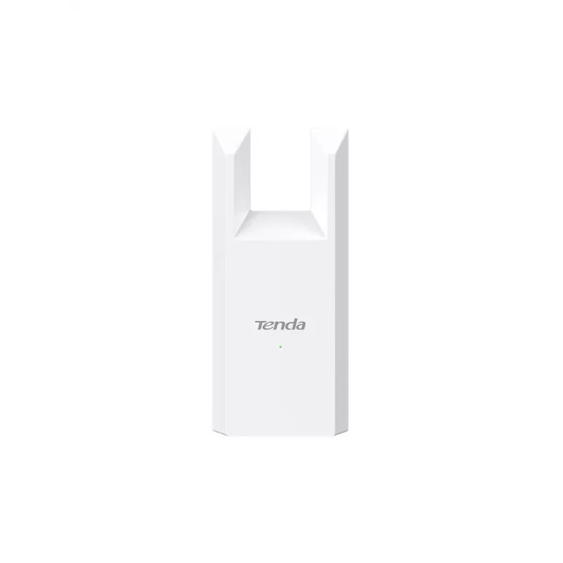 Tīkla retranslators TENDA T10 2.4 GHz Wi‑Fi 4, 300 Mbps, 2 ārējās antenas, 1x RJ-45, balts