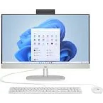 HP All-in-One PC 24-cr0112ng 23,8 collu FHD All-in-One dators, Intel N100, 8 GB RAM, 512 GB SSD, FreeDOS
