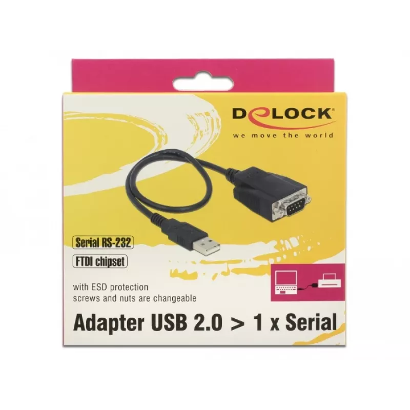 Laptop Dock DeLOCK 62958 USB Type-A Melns