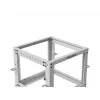 Rack 19 9U 600x600-1100 adj. gray
