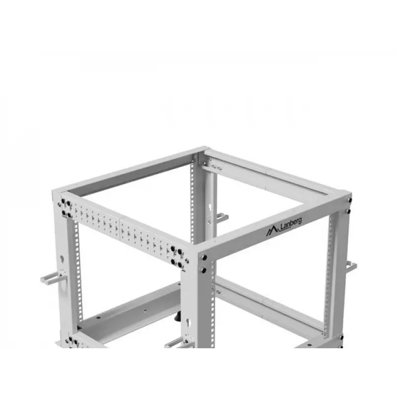 Rack 19 9U 600x600-1100 adj. gray
