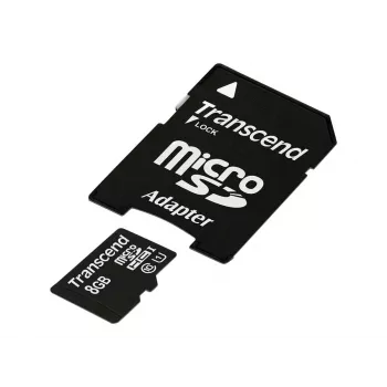 Transcend Premium - Zibatmiņas karte (microSDHC/SD adapteris iekļauts)