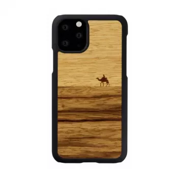 viedtālruņa maciņš man and wood iPhone 11 Pro — terra Melns