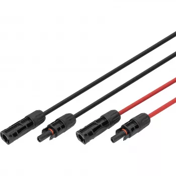 Kabelis Digitus DK-SCEC66-0010 6 mm² MC4 savienotājs 1m melns sarkans