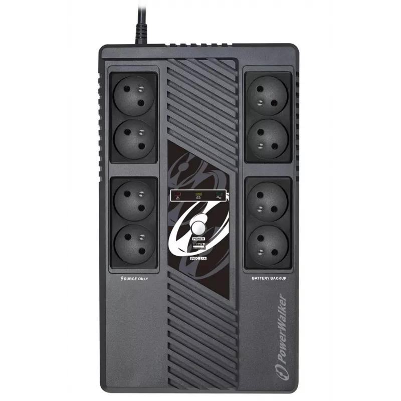 PowerWalker VI 1000 MS FR Line-Interactive 1000 VA 600 W 8 AC kontaktligzdas
