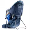 Bērnu nēsāšanas mugursoma Deuter Kid Comfort Pro, zila, poliamīds, maks. 22 kg, saulessargs, sānu kabata