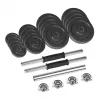REBEL ACTIVE Regulējamās hanteles futrālī 30 kg ar stieni