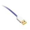 Ducky Premicord Afterglow spirālveida kabelis, USB Type-C uz Type-A - 1.8m