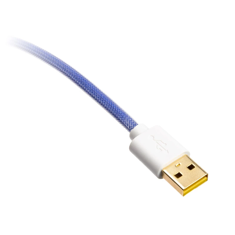 Ducky Premicord Afterglow spirālveida kabelis, USB Type-C uz Type-A - 1.8m