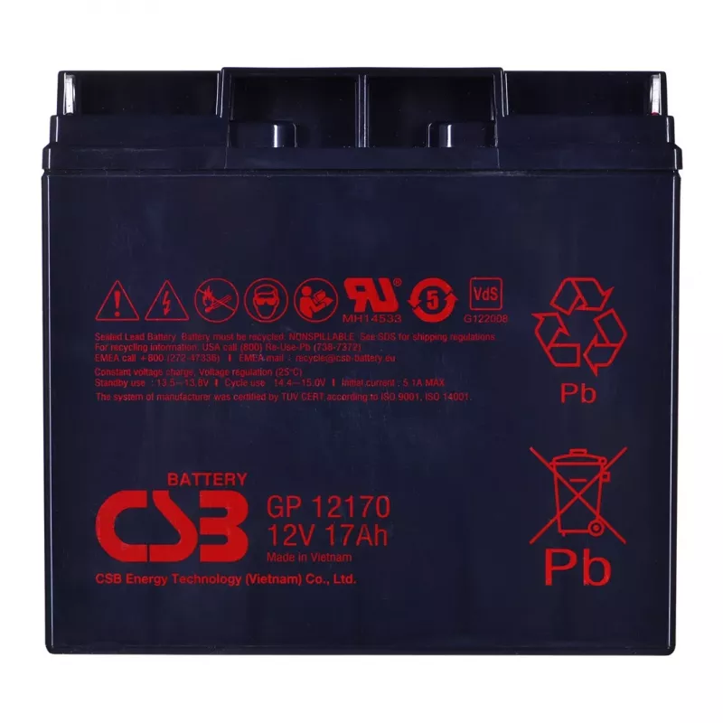 Akumulators CSB GP12170B1 17Ah/12V