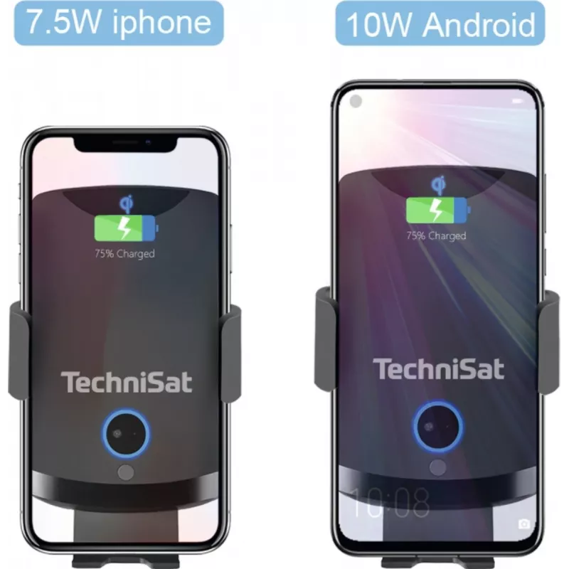 TECHNISAT TechniSat SmartCharge 2 viedtālruņa un planšetdatora stiprinājums ar integrētu uzlādes atbalstu