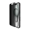 Belkin ScreenForce Pro - ekrāna aizsargs telefonam - 2.5D - stikls - ar privātuma filtru - stikls - Apple iPhone 14 Pro, 15 (OVA147ZZ)