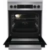 Gorenje GKS6C71XF brīvi stāvoša plīts ar cepeškrāsni sudraba krāsā
