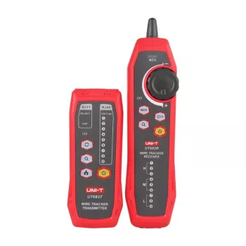 Kabeļu lokators UNI-T UT683KIT — digitāls kabeļu un vadu izsekotājs ar LCD displeju un skaņas signālu