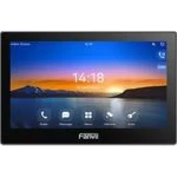 Fanvil I504W, 17,8 cm (7 collas), LCD, 1024 x 600 pikseļi, 2 W, melns, ātrs Ethernet