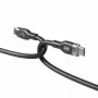 HYPER HyperJuice 240W Silikona USB-C uz USB-C kabelis (6 pēdas/2 m) - Melns