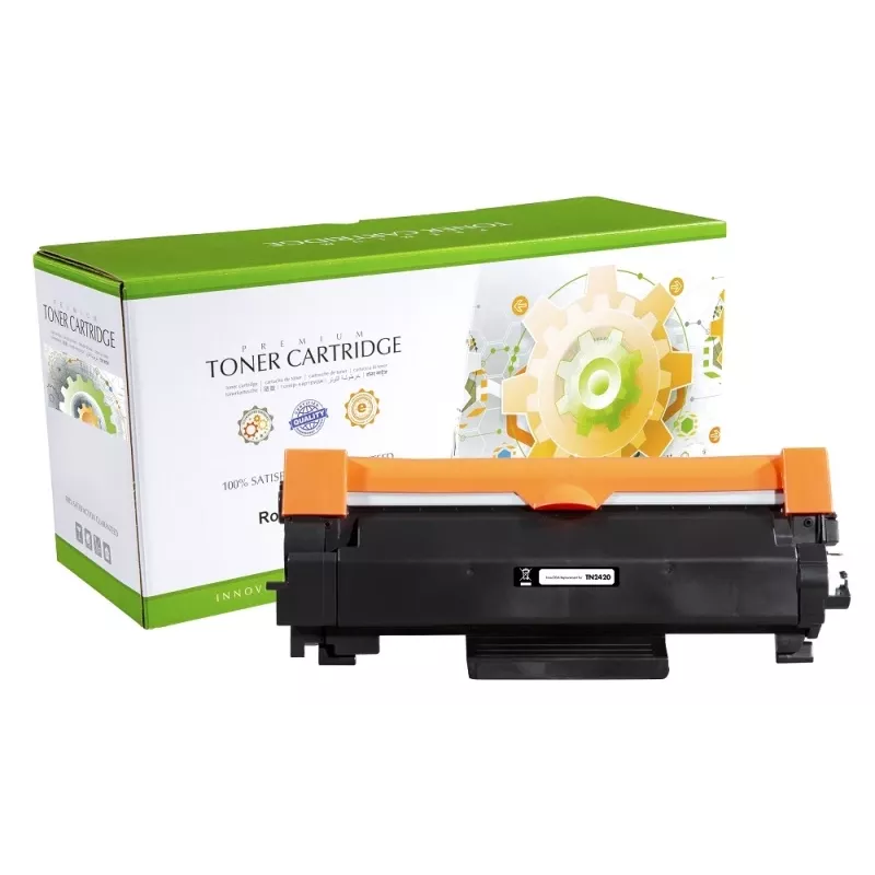 Saderīga Static Control Brother Cartridge TN-2420 (TN2420) melna, 3000 lpp.