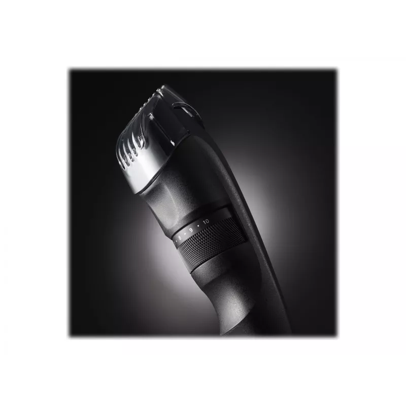 Bārdas trimmeris Panasonic ER-SB40-K803 — 0,5–10 mm, 19 soļi, litija jonu, bezvadu/maiņstrāvas, melns
