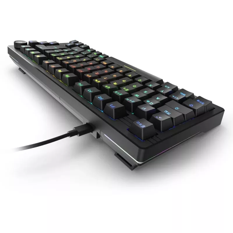 Sharkoon SGK25 tastatūra mājām USB QWERTZ vācu melna 75% RGB LED