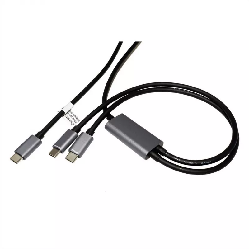 ROLINE - USB kabelis - 24 kontaktu USB-C (v) uz 24 kontaktu USB-C (v) - USB 2.0 - 1,85 m - USB barošanas avots (100 W) - melns (11.02.8308)