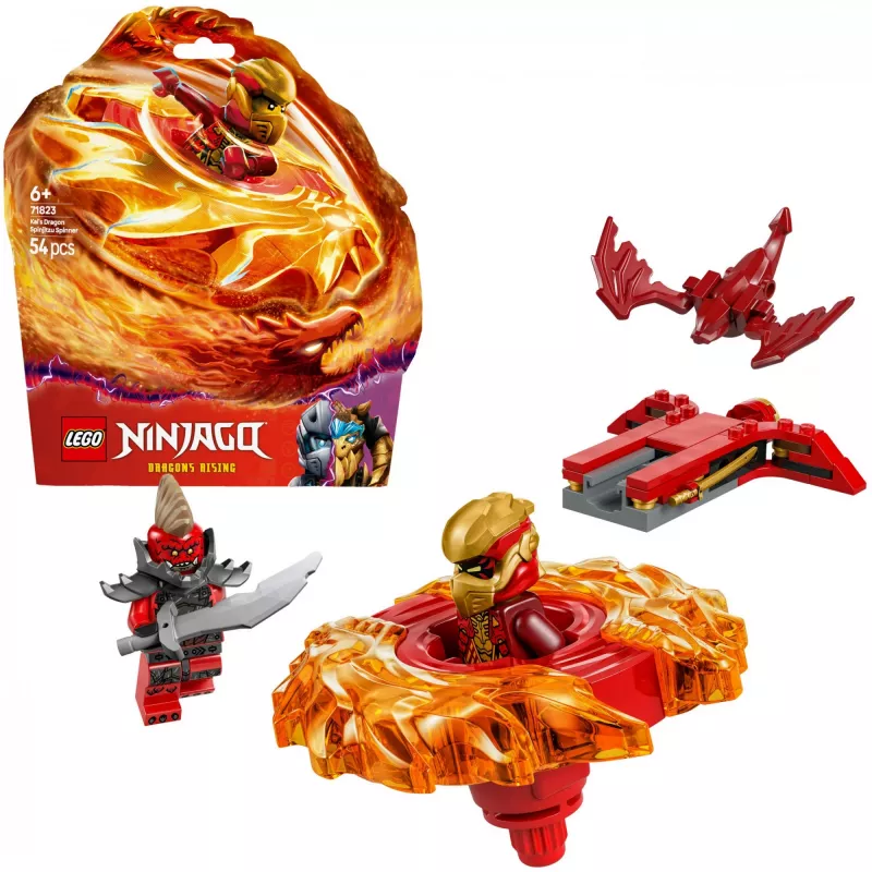 LEGO NINJAGO 71823 Kai's Dragon Spinjitzu Spinner