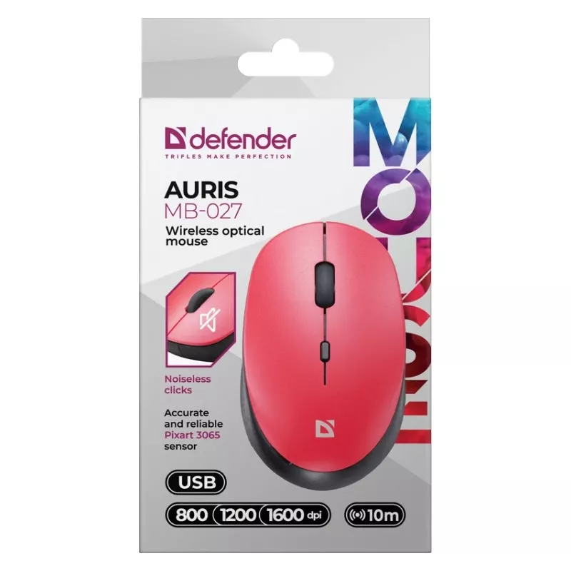 Bezvadu pele DEFENDER AURIS MB-027 saskarne