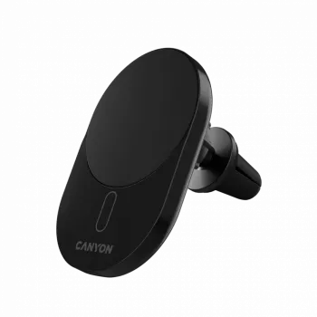 Bezvadu automašīnas lādētājs CANYON OnGrip 105 15 W Qi2 bezvadu, melns