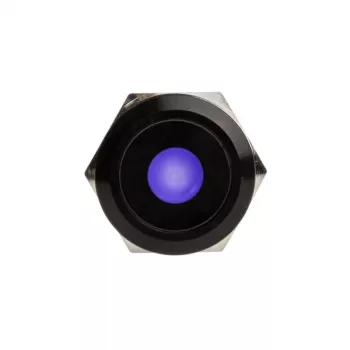 DimasTech Vandalizācijas izturīgs slēdzis/poga 19mm Melnsline Dot RGB PD218