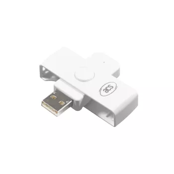ACS ACR39U-N1 - iekštelpu - Balts - ISO 7816 Parts 1-3 - Class A - B - C (5 V - 3 V - 1.8 V) - USB 2.0 - T=0, T=1, Memory Card Support - Android - iOS (ACR39U-N1)