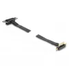 DeLOCK paplašināšanas karte PCI Express x1 vīrišķais 90° leņķveida uz x1 slots 90° leņķveida ar kabeli 60 cm