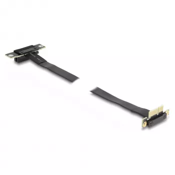 DeLOCK paplašināšanas karte PCI Express x1 vīrišķais 90° leņķveida uz x1 slots 90° leņķveida ar kabeli 60 cm