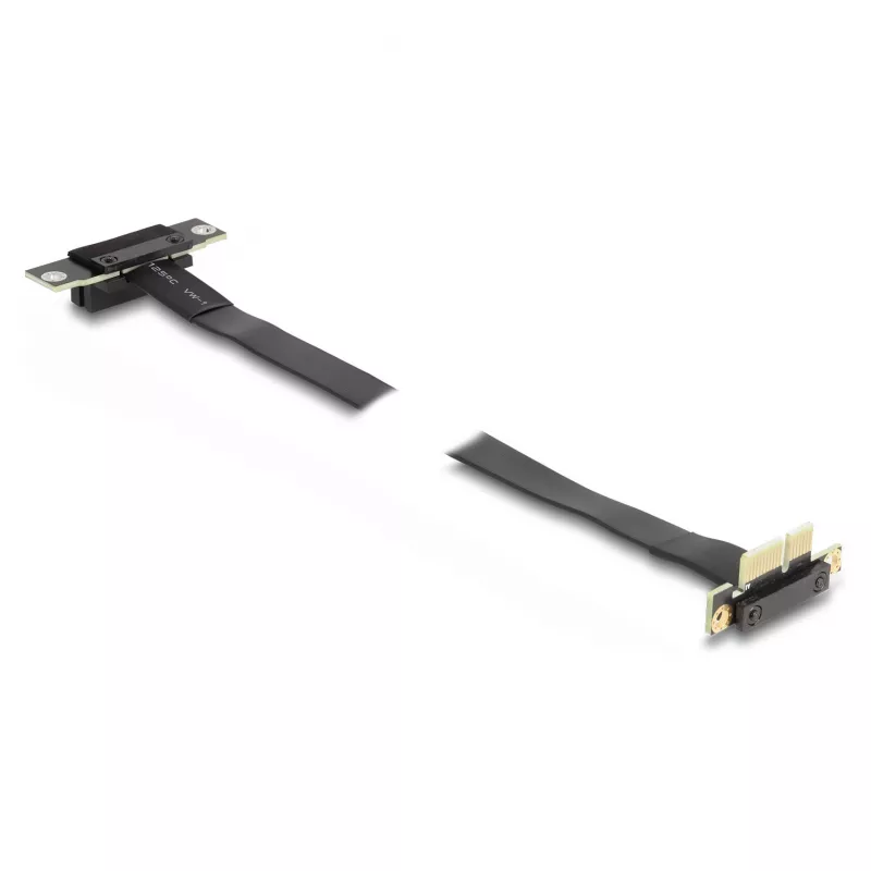 DeLOCK paplašināšanas karte PCI Express x1 vīrišķais 90° leņķveida uz x1 slots 90° leņķveida ar kabeli 60 cm