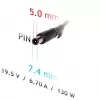 Barošanas adapteris Akyga AK-ND-57 klēpjdatoriem 19,5 V 130 W 6,7 A, ieeja 100–250 V, iekštelpām, melns