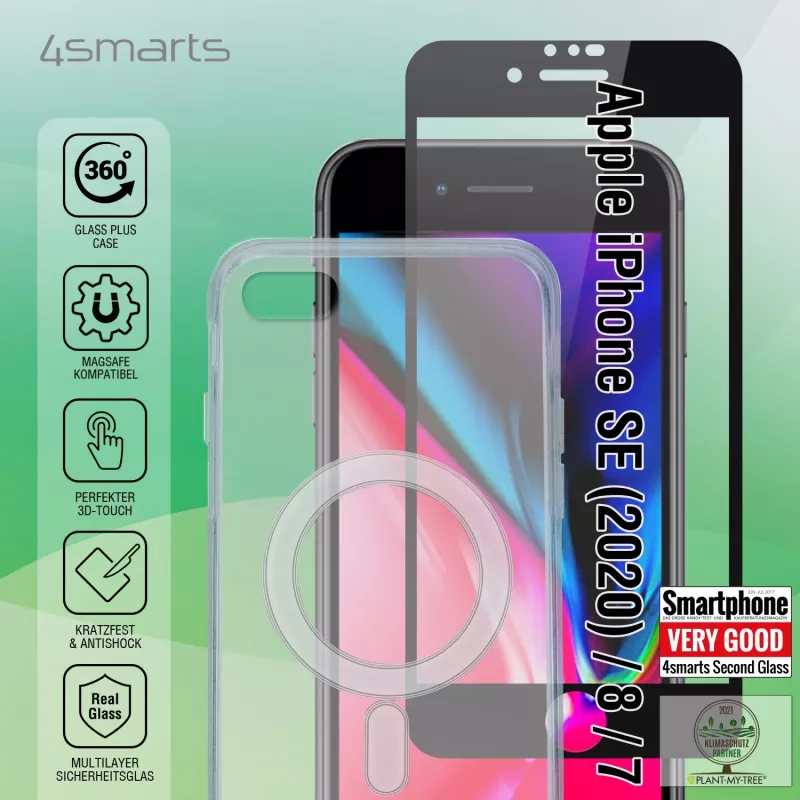 Mobilā tālruņa maciņš 4smarts 360° Starter Set 11,9 cm Caurspīdīgs